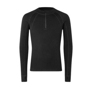 Mens Merino Zip Neck Top
